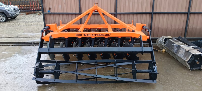 Борона дисковая навесная БДН 2,4х2Н с амортизаторами катка, 14 рабочих органов купить в Ставрополе – «БДН-АгроКубань», 2