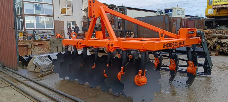 Борона дисковая навесная БДН 2,4х2Н с амортизаторами катка, 14 рабочих органов купить в Ставрополе – «БДН-АгроКубань», 3