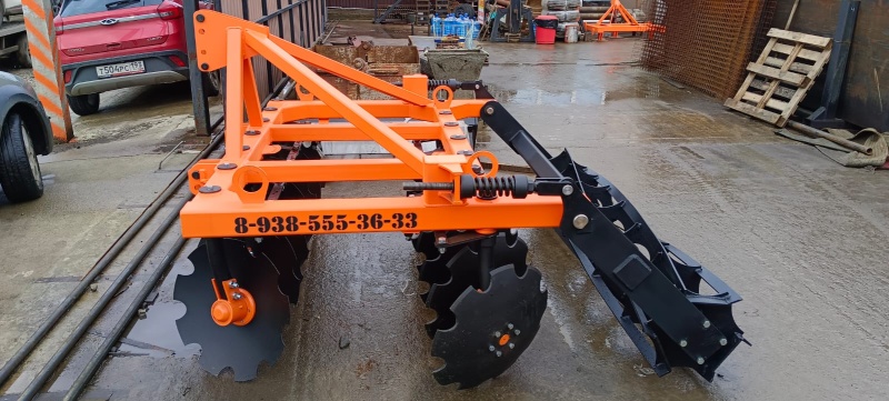 Борона дисковая навесная БДН 2,4х2Н с амортизаторами катка, 14 рабочих органов купить в Ставрополе – «БДН-АгроКубань», 4